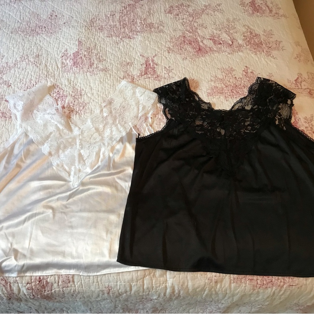 CW Classics Black and White Camisoles
